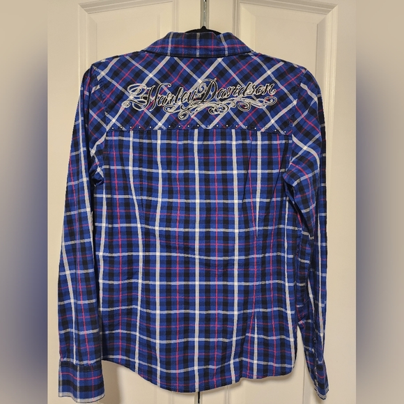 Harley Davidson button up womens size S - Picture 5 of 5